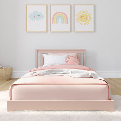 Lit simple au sol Classic, blanc