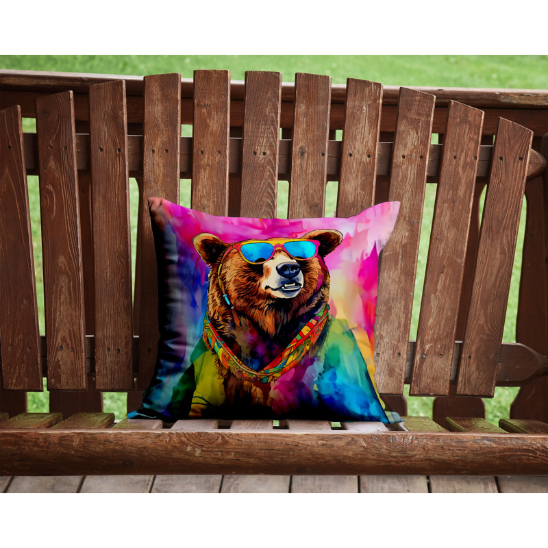 Coussin Hippie, H 14 po x l 14 po