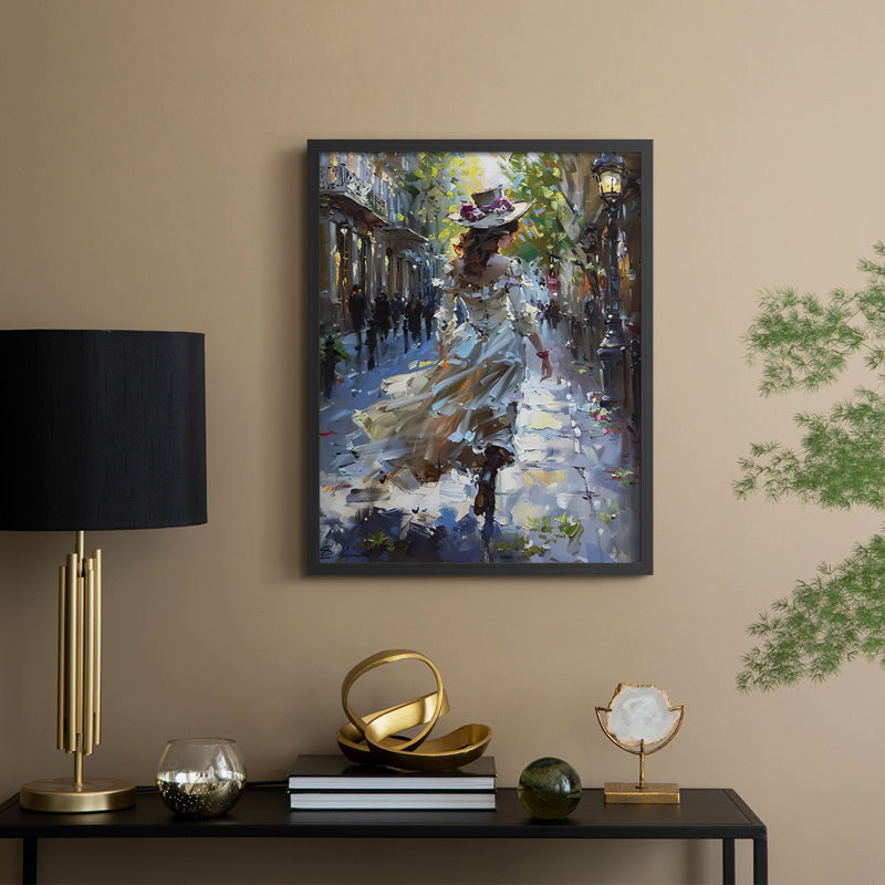 WOMEN Series DCXLII - reproduction encadrée de qualité supérieure - prête à être accrochée - aucun clou requis