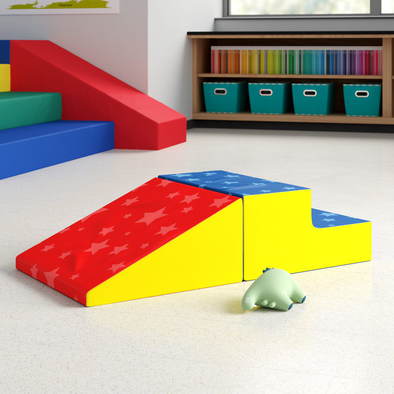 Primary Color Foam Climbing Play Set for Toddlers