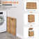 Wicker Laundry Hamper with Lid, 90L/110L Storage Capacity Wicker Clothes Basket with Handle and Removeable Liner