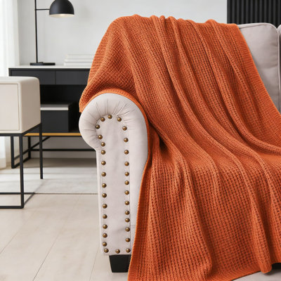 Chunky Cable Knit Throw Blanket For Couch, Soft Reversible Fisherman's Rib Stitch Pattern, Cozy Warm Decorative Blanket For Living Room, Bed, And Gifting