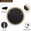 Miroir de salle de bain vintage rétro | Cadre en fer martelé à la main-1753126249-1774067763
