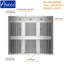 Hotte murale en acier inoxydable à conduit 2000 (avec aération) Awoco