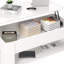 Table basse à plateau relevable avec compartiment de rangement dissimulé, table basse moderne en bois relevable-69400040