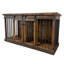 Niche pour chien en bois brun foncé Cocar