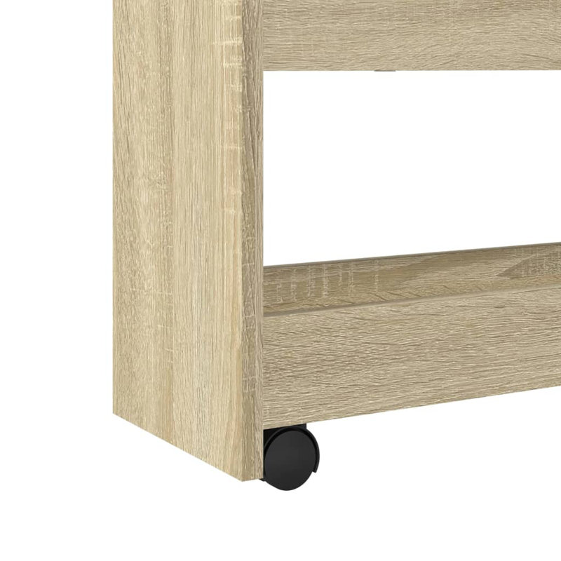 Wood Bar Cart, Sonoma Oak