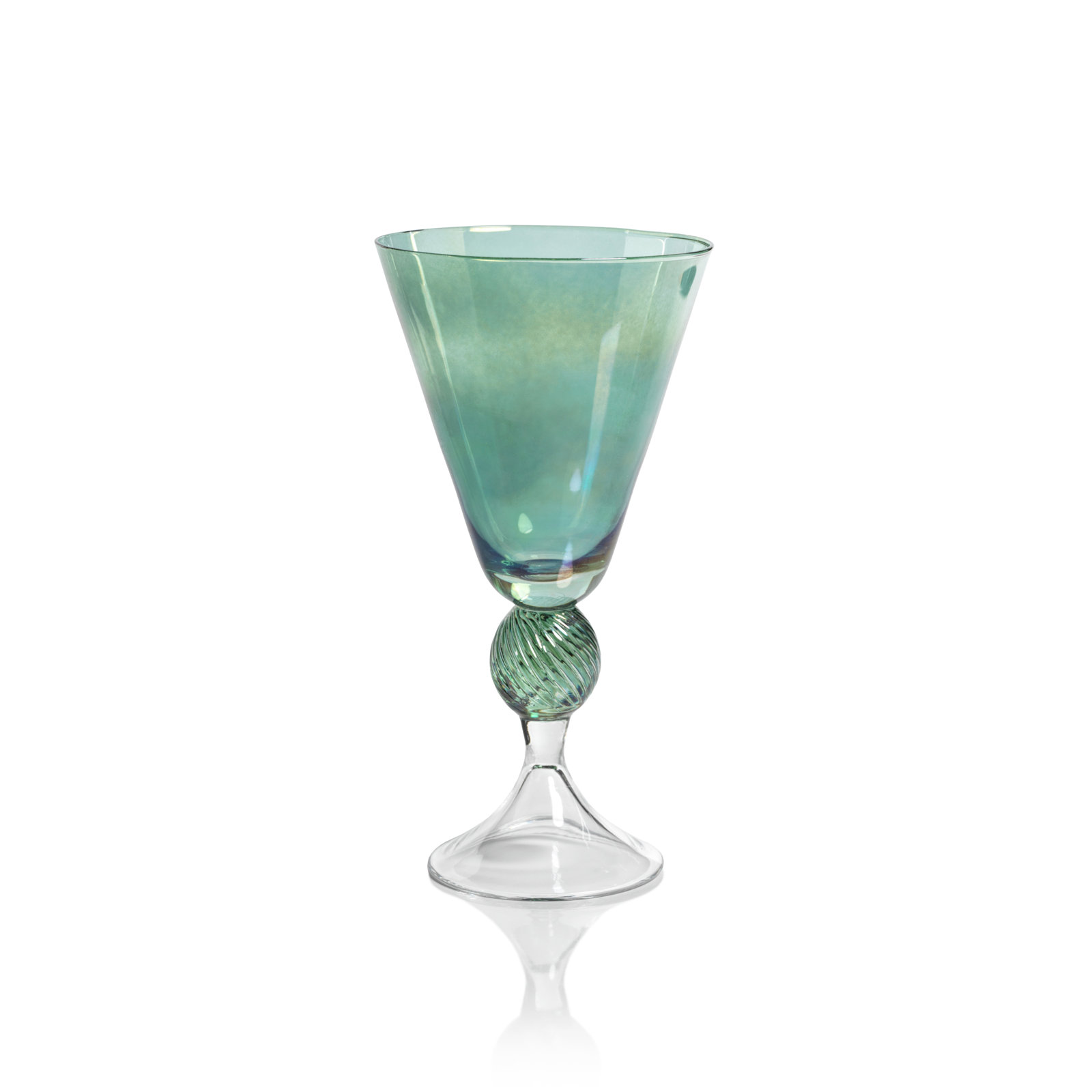 Colmar 12.7oz. Wine Glass Set, Green