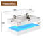 Table basse à plateau relevable de 47,3 po avec lumières DEL RVB APP, station de charge USB et CA, table de rangement haute brillance réglable en hauteur pouvant supporter 180 lb-643808561-662380733
