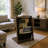 Wooden Frame Sofa Side Table，Top End Table