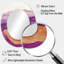 Miroir mural oval mauve-1459073237