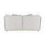 Causeuse confortable avec 4 coussins