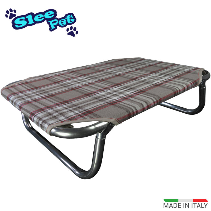 Cot in Beige + Sanitize Sprays, 15cm H x 40cm W x 60cm D
