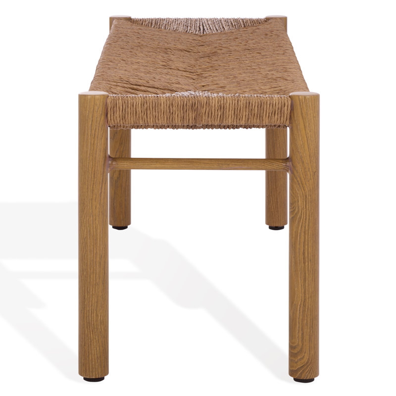 Romona Rattan Weaving Outdoor Bench