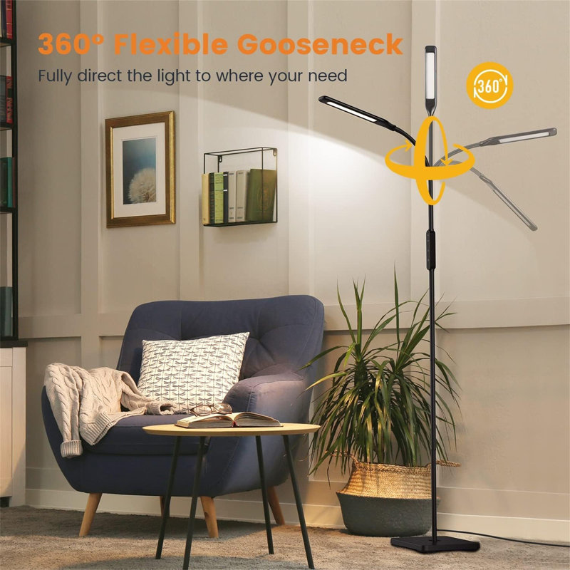 162.5cm Matte LED Arched Floor Lamp