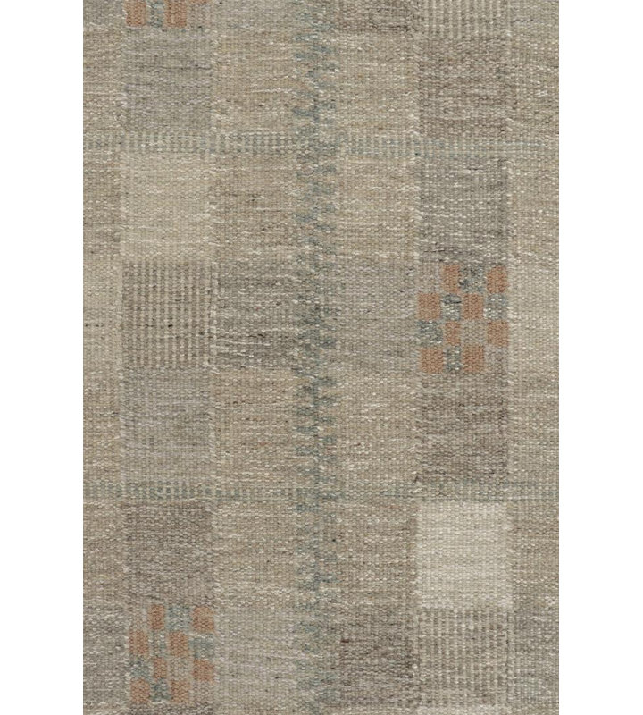 Scandinavian Wool Geometric Area Rug, Runner 2'6" x 10'