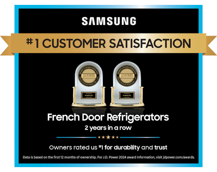 Bespoke 3-Door French Door Refrigerator (30 cu. ft.) with AutoFill Water Pitcher