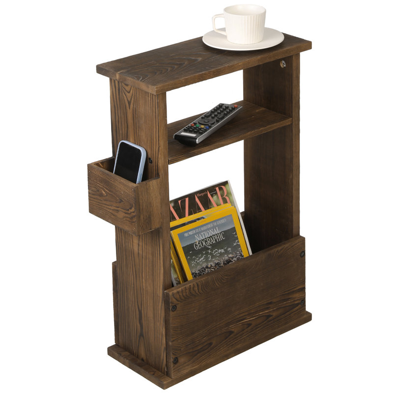 Hopedale Solid Wood End Table, Brown