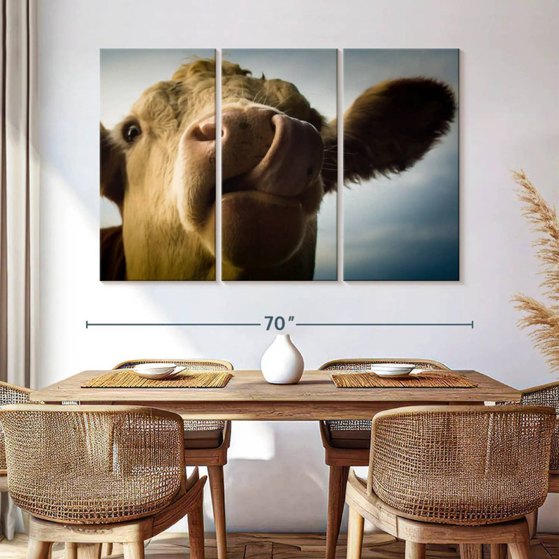 Brampt Silly Cow, 42" H x 65" W