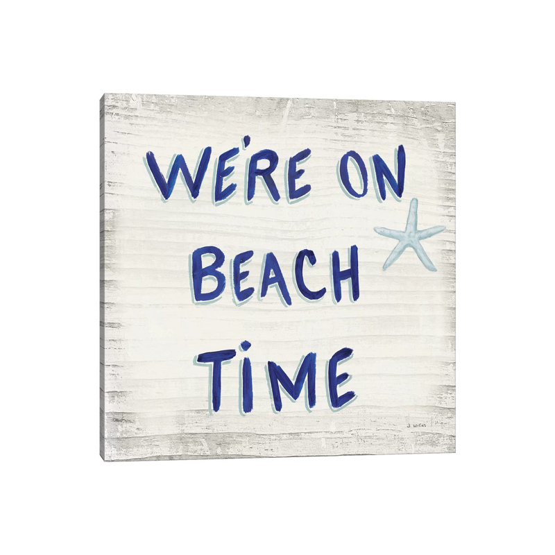 Beach Time VI Sq by James Wiens - 1 Piece Wall Art on Canvas, 45.72cm H x 45.72cm W x 1.9cm D, Wrapped Canvas