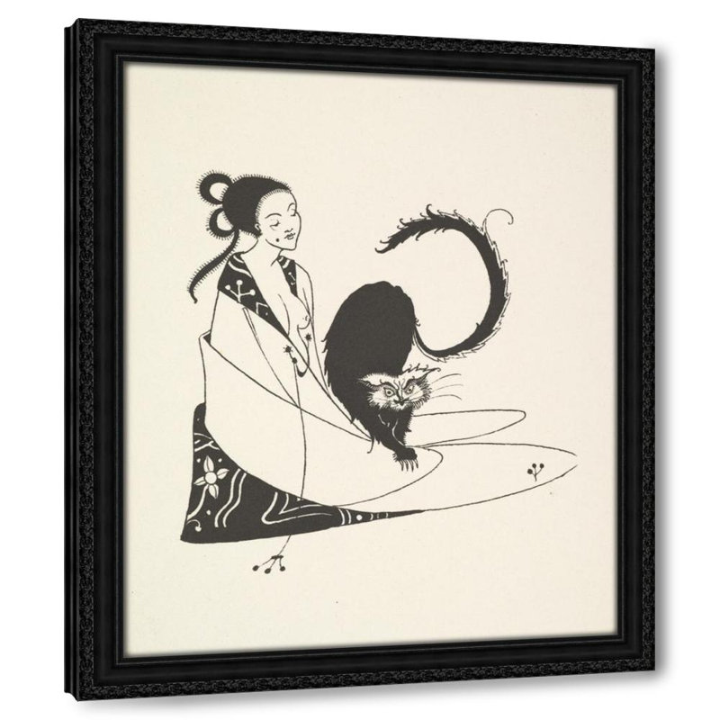 Grotesques par Aubrey Beardsley 4 (années 1910), H 31 po x l 26 po