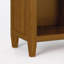 Table de chevet transitionnelle en bois massif l 24 po Carlton avec 2 tiroirs, tablette de rangement ouverte et quincaillerie bronze-1405608046