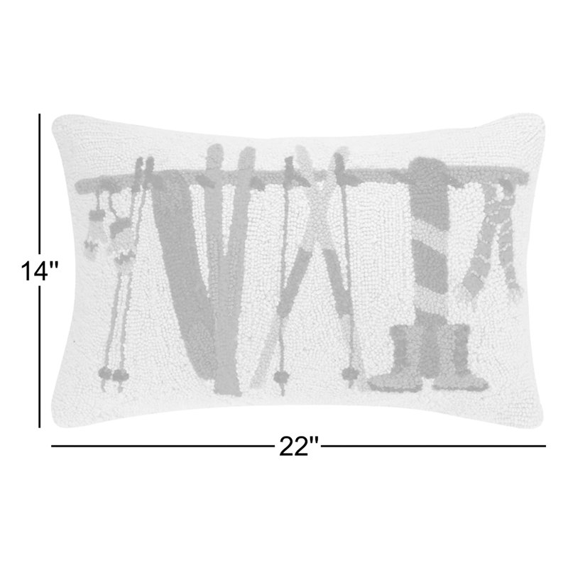 Coussin en laine Winter Rack