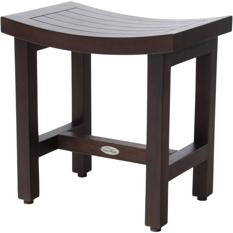 Sumba Lotus 18" W Teak Shower Bench