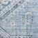 Bodak area rug Digitally Printed Light Blue