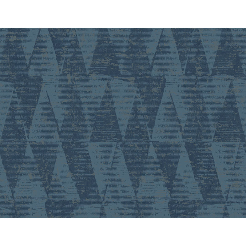 Rouleau de papier peint L 27 pi x l 27 po Cassundra, Bleu