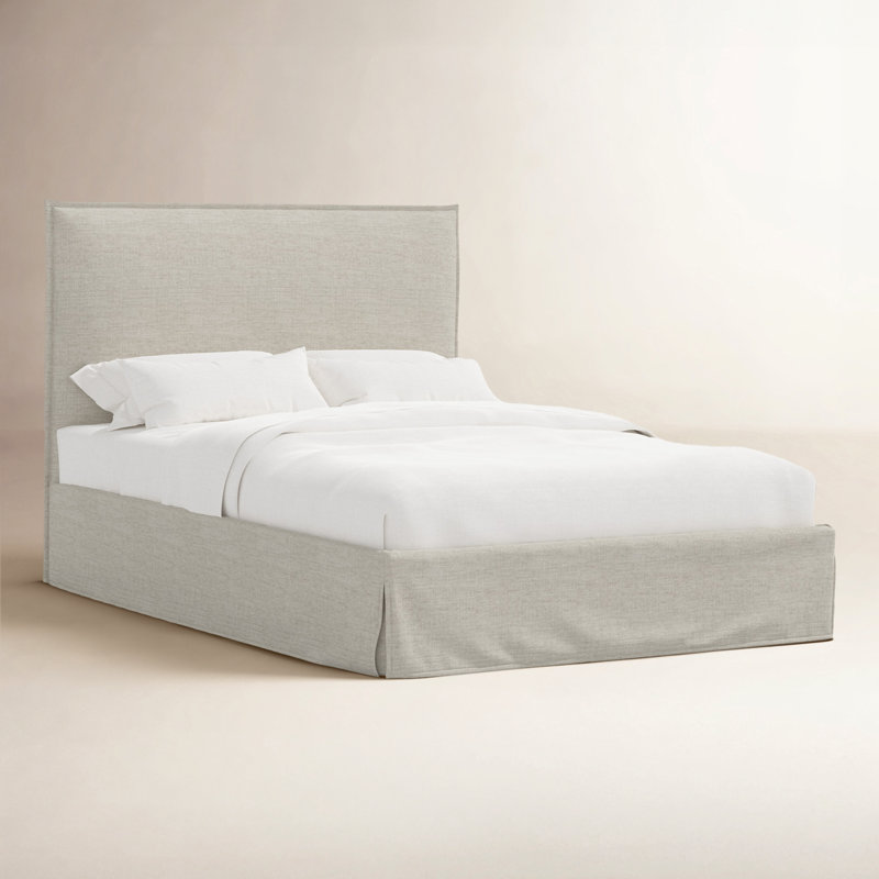 Stoffer Home x Cloth and Co. Maura Bed, Relaxed Zinc Linen, King