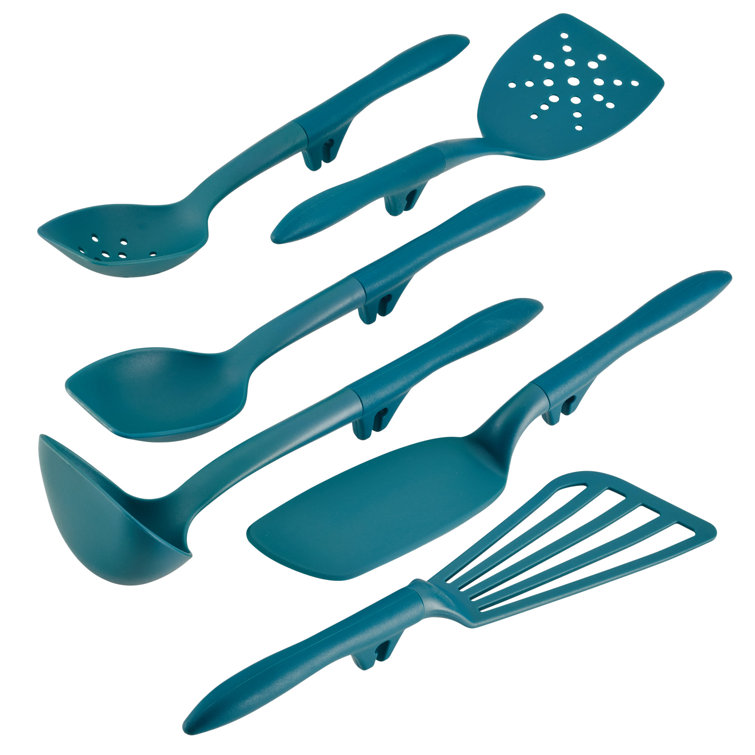 Rachael Ray Cucina Nylon Nonstick Kitchen Utensil and Veg-A-Peel Set,  5-Piece & Reviews