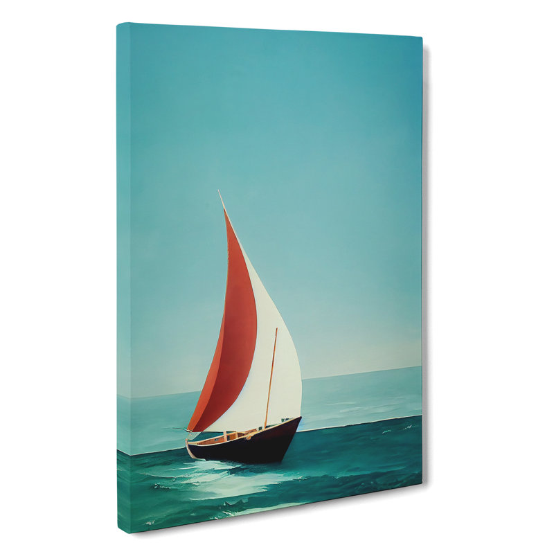 Wonderful Sailing Boat - Wrapped Canvas, 76cm H x 50cm W x 3cm D