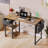 Home Office Desk With Built-in Charging Station,writing Desk With Spacious Storage Space, Corner Desk With Stable Structure,computer Desk With Anti-tip Design