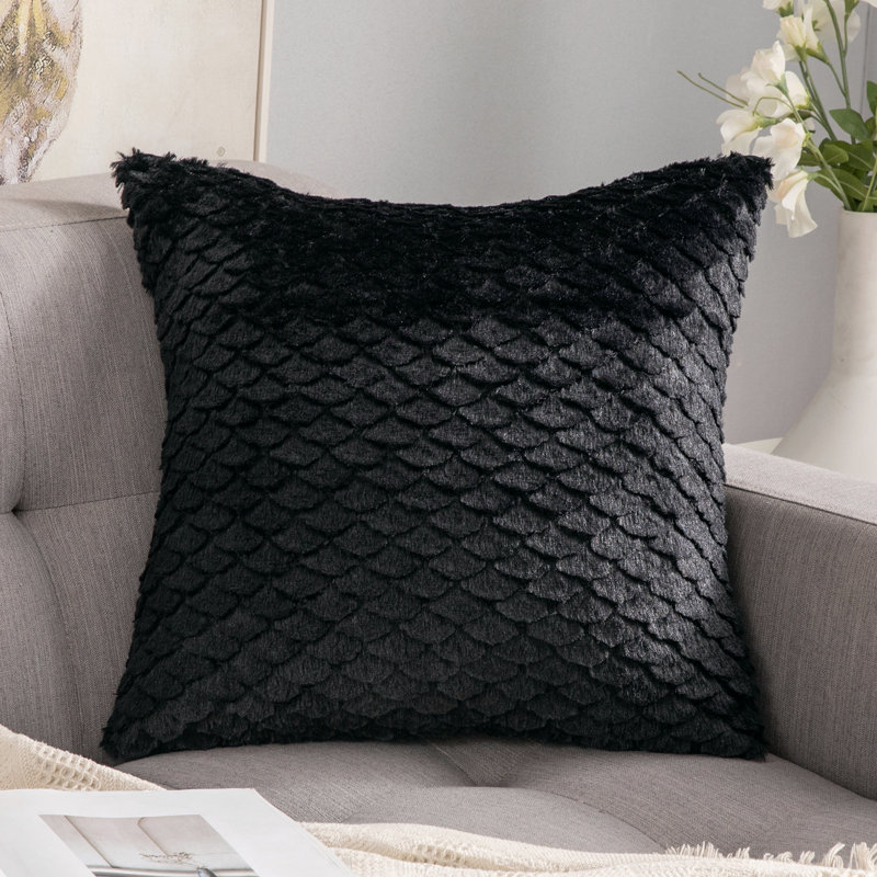  Coussin décoratif, Noir, noir, noir, noir