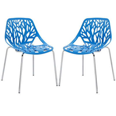 Modway Stencil Blue Dining Chair
