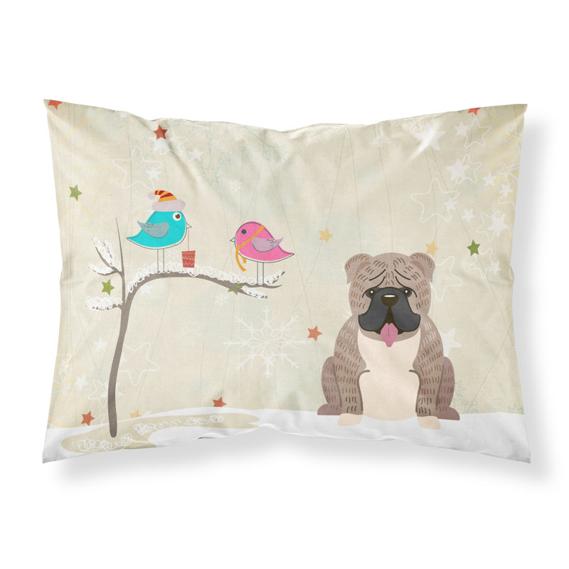 Microfiber, Gray English Bulldog Brindle