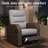  Wicker Outdoor Swivel Recliner Chair Set of 2-941196178