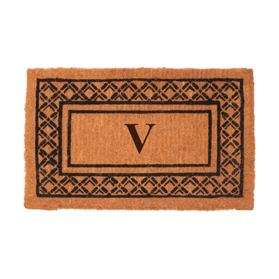 Belamy Monogrammed Welcome Outdoor Doo Mat