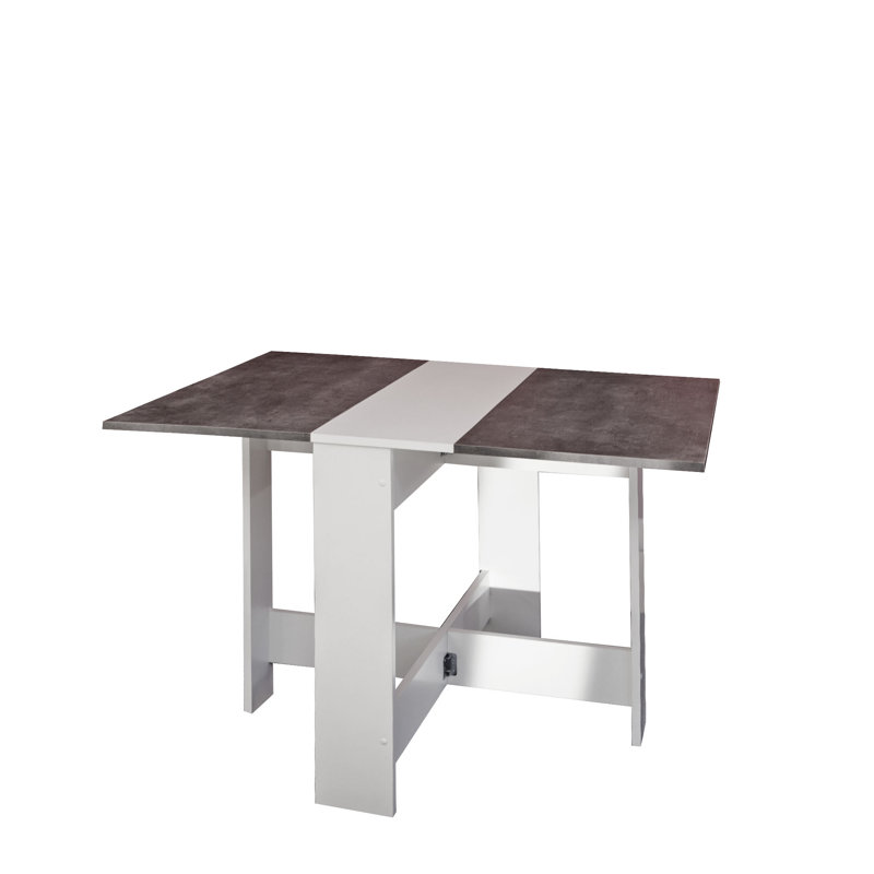 Vatasha Dining Table, White/Concrete