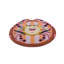Hand Tufted Abstract Area Rug in Brown/Orange/Pink-57906918