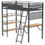 Lit mezzanine à 3 tablettes William William
