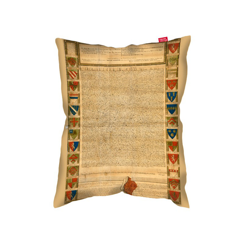 Magna Carta Facsimile British Library Cushion