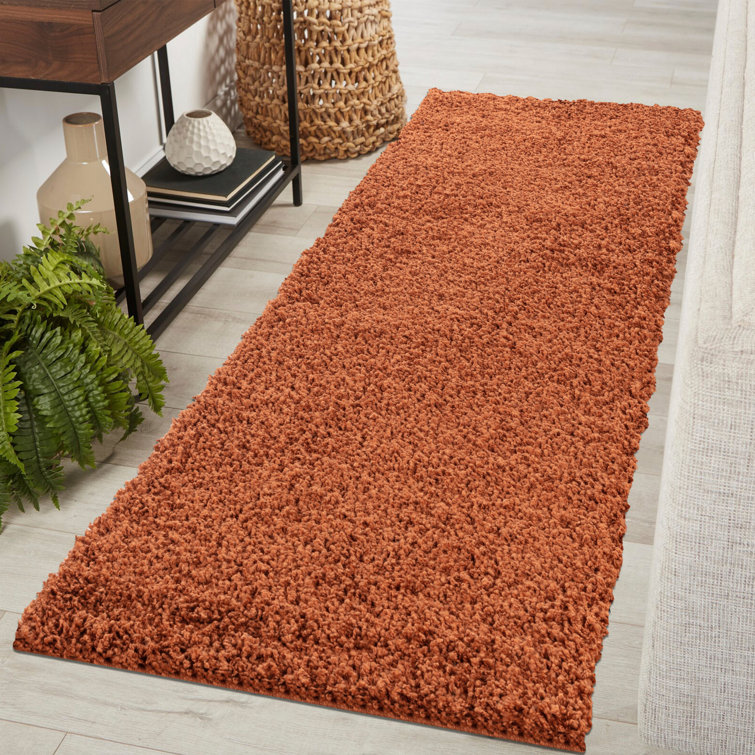 Esterly Solid Colour Shag Area Rug