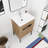 Maryam 24'' Single Freestanding/Floating Bathroom Vanity with Ceramic Top-2043445701