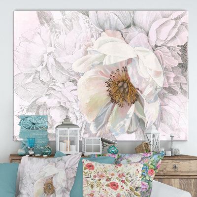 " Floral Sentiment II Crop "