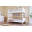 Lit superposé en bois avec 3 tablettes de rangement-1471464367