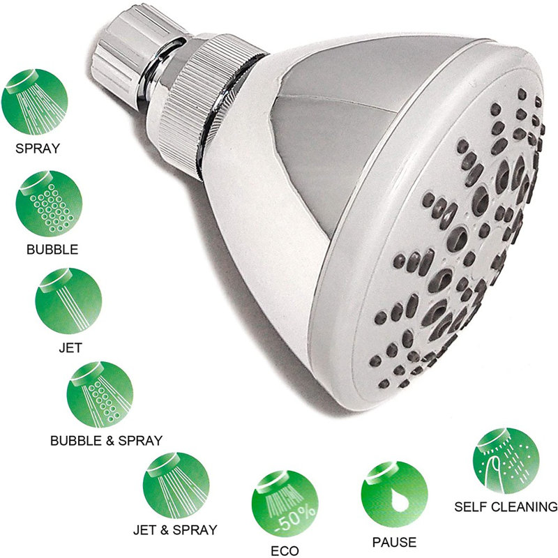 Full/Standard Adjustable Shower Head 2.0 GPM GPM