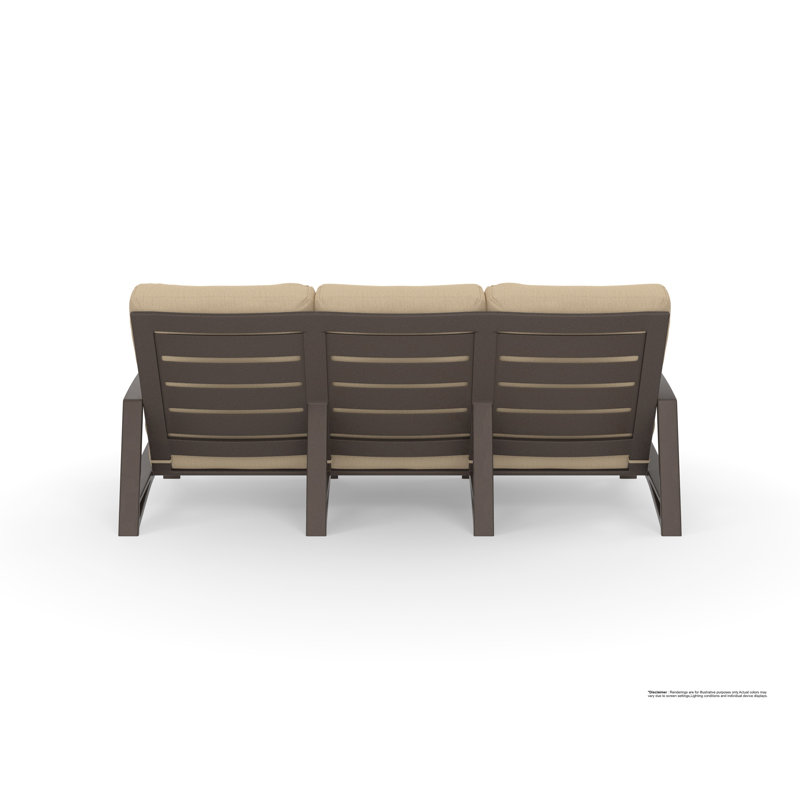 Arc Outdoor 3 - Seat Patio Sofa, Namibia Grey, Copper Creek
