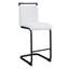 Tabouret de comptoir 2 pièces en cuir et similicuir 15,3 x 18,3 x 38 pouces-1567266129